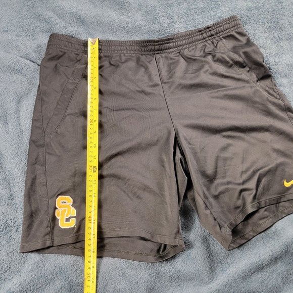 Nike SC Trojans Mens Large Black Athletic Shorts Casual Lightweight Outdoors - Picture 8 of 9